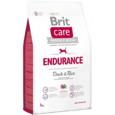Brit Care (Брит Кеа) Endurance (3 кг) корм для взрослых активных собак с уткой и рисом